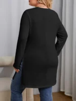SHEIN GRANDE TAILLE (44/46/48/50) – Liquette fendue sur les côtés pour femme V36 https://sheinstyle.store original Algerie DZ
