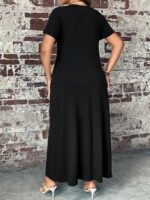 SHEIN GRANDE TAILLE (48/50) – Robe boutonnée pour femme, coupe classique V93 https://sheinstyle.store original Algerie DZ