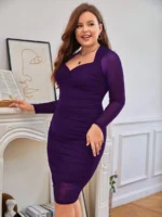 SHEIN GRANDE TAILLE (44/46/48/50/52/54) Robe de soirée élégante – Style raffiné pour événements E170 https://sheinstyle.store original Algerie DZ