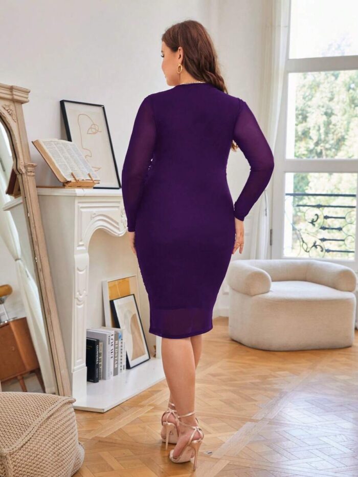 SHEIN GRANDE TAILLE (44/46/48/50/52/54) Robe de soirée élégante – Style raffiné pour événements E170 https://sheinstyle.store original Algerie DZ