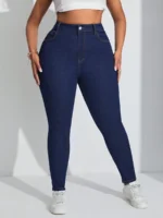 SHEIN GRANDE TAILLE (44/46) – Jean skinny sculptant effet affinant V99 https://sheinstyle.store original Algerie DZ