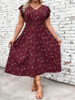 SHEIN GRANDE TAILLE (46/48/50/52/54) – Robe longue festive brodée à fleurs avec taille élastiquée et volants E186 https://sheinstyle.store original Algerie DZ SHEIN GRANDE TAILLE (46/48/50/52/54) – Robe longue festive brodée à fleurs avec taille élastiquée et volants E186 https://sheinstyle.store original Algerie DZ
