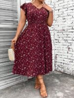 SHEIN GRANDE TAILLE (46/48/50/52/54) – Robe longue festive brodée à fleurs avec taille élastiquée et volants E186 https://sheinstyle.store original Algerie DZ SHEIN GRANDE TAILLE (46/48/50/52/54) – Robe longue festive brodée à fleurs avec taille élastiquée et volants E186 https://sheinstyle.store original Algerie DZ