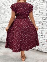 SHEIN GRANDE TAILLE (46/48/50/52/54) – Robe longue festive brodée à fleurs avec taille élastiquée et volants E186 https://sheinstyle.store original Algerie DZ SHEIN GRANDE TAILLE (46/48/50/52/54) – Robe longue festive brodée à fleurs avec taille élastiquée et volants E186 https://sheinstyle.store original Algerie DZ