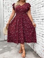 SHEIN GRANDE TAILLE (46/48/50/52/54) – Robe longue festive brodée à fleurs avec taille élastiquée et volants E186 https://sheinstyle.store original Algerie DZ SHEIN GRANDE TAILLE (46/48/50/52/54) – Robe longue festive brodée à fleurs avec taille élastiquée et volants E186 https://sheinstyle.store original Algerie DZ