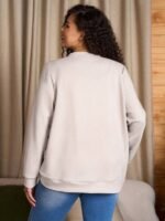 SHEIN GRANDE TAILLE (50/52) Veste légère élégante à fermeture zippée, couleur unie, style casual E208 https://sheinstyle.store original Algerie DZ