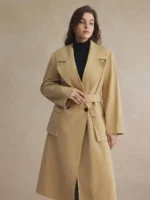 SHEIN GRANDE TAILLE (46/48/50/52/54) Manteau long élégant à double boutonnage uni E219 https://sheinstyle.store original Algerie DZ