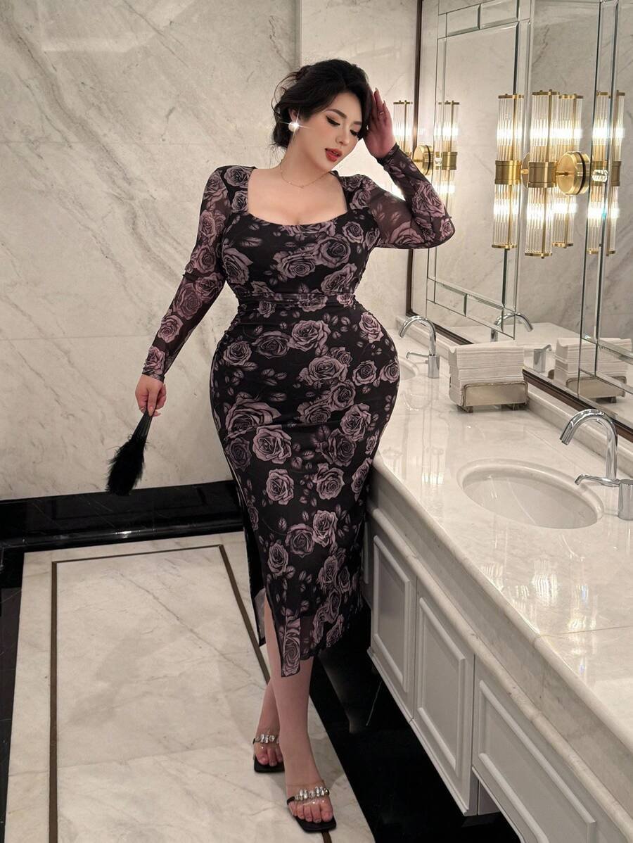 SHEIN GRANDE TAILLE (44/46/48/50/52/54) Robe casual imprimée à manches longues E330 https://sheinstyle.store original Algerie DZ SHEIN GRANDE TAILLE (44/46/48/50/52/54) Robe casual imprimée à manches longues E330 https://sheinstyle.store original Algerie DZ