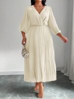 SHEIN GRANDE TAILLE (46/48/50/52) Robe élégante coupe A imprimé floral E340 https://sheinstyle.store original Algerie DZ