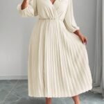 SHEIN GRANDE TAILLE (46/48/50/52) Robe élégante coupe A imprimé floral E340 https://sheinstyle.store original Algerie DZ