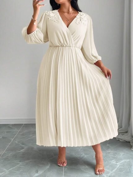 SHEIN GRANDE TAILLE (46/48/50/52) Robe élégante coupe A imprimé floral E340 https://sheinstyle.store original Algerie DZ