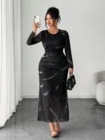 SHEIN GRANDE TAILLE (48/50/52/54) Robe fleurie élégante adaptée aux silhouettes petites E335 https://sheinstyle.store original Algerie DZ